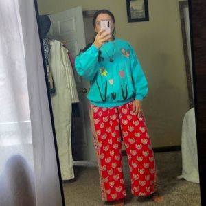 Vintage cotton spring pullover